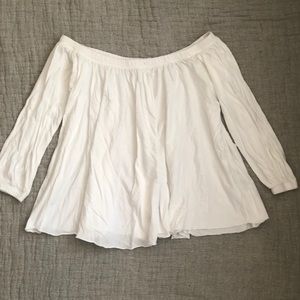 White Off the shoulder UO Top